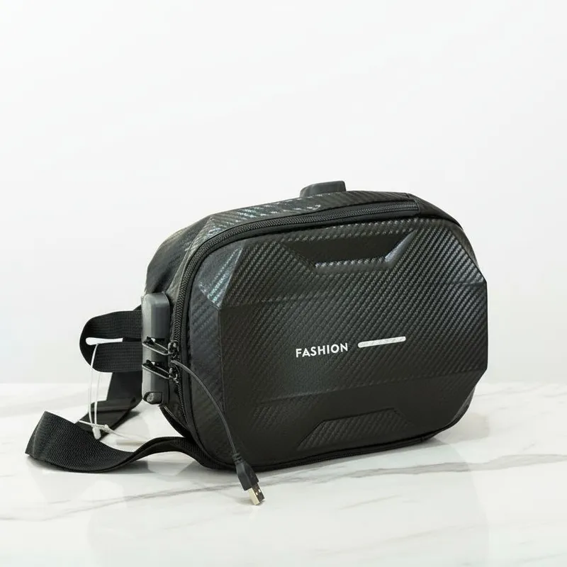 Multi purpose small travel bag with power bank cable set, fashion