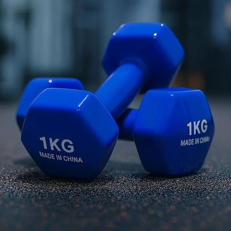 1 pair of dumbbells - 1 kg , blue color