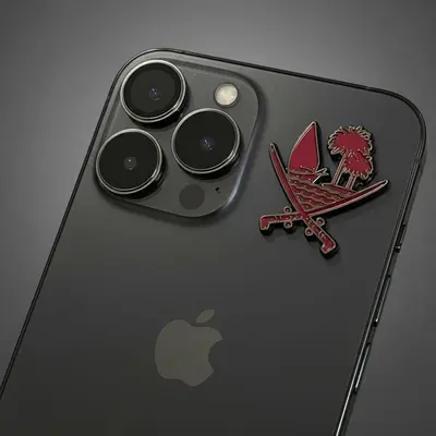 Qatar new Logo 3d High Quality Metal Sticker For Mobile Phones & Laptops