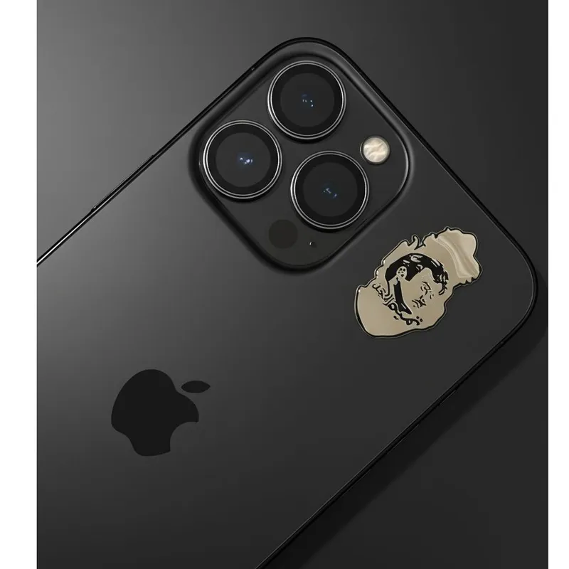 Qatar map tamem al mujd Logo 3d High Quality Metal Sticker For Mobile Phones & Laptops