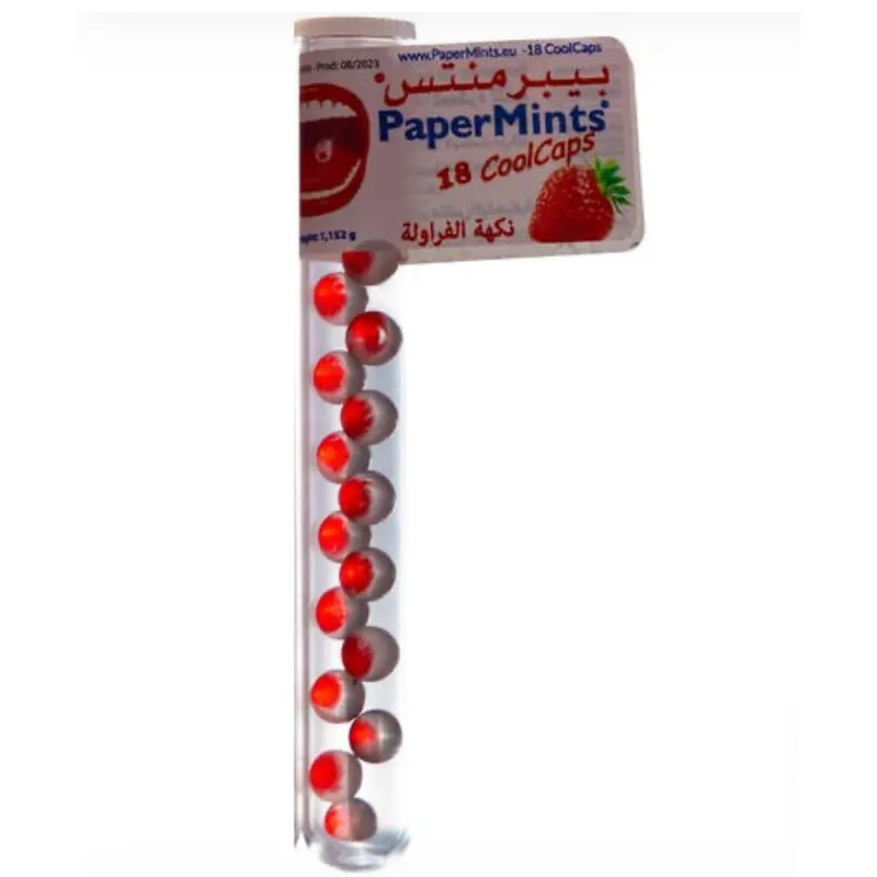 Papermints Cool Capsules Strawberry 18Pcs