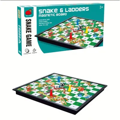 Snakes and Ladders Educational Board Game Standard Size
