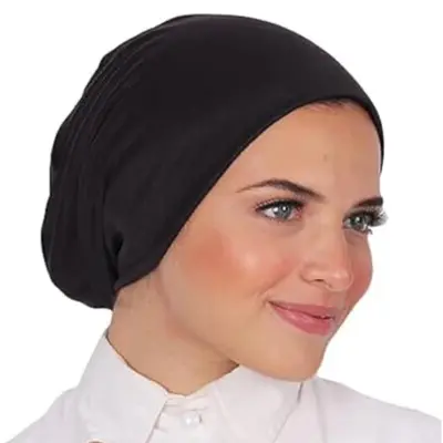 Hijab cap under scarf for abaya women- black