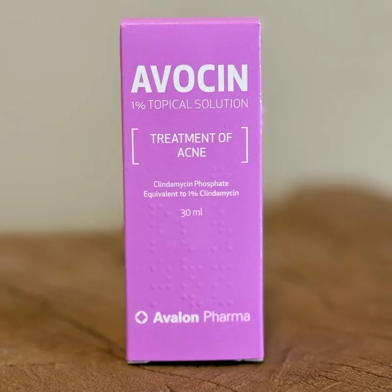 Avocin 1% Topical Solution - treatment of acne - 30 ml