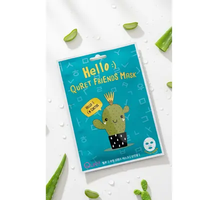 Korean face mask quret - cactus 1 pcx 25g