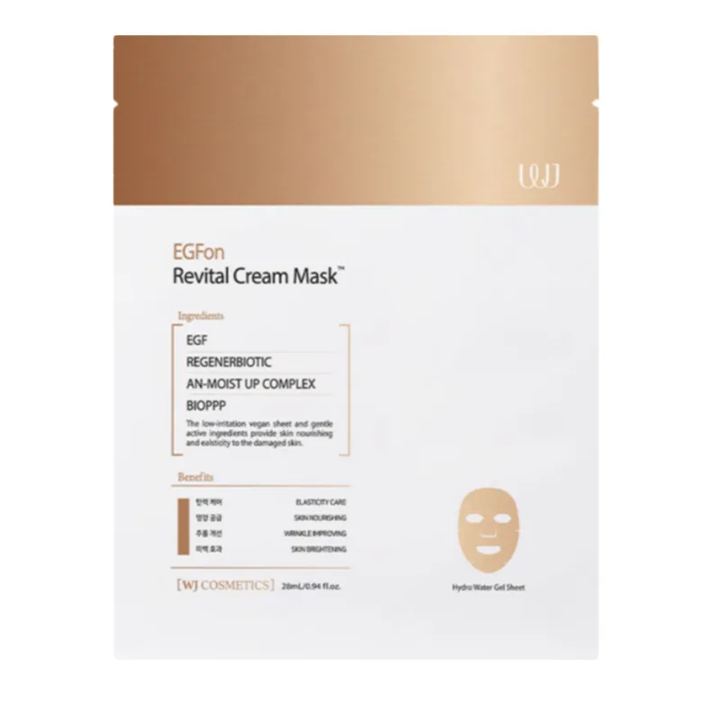 EGFon Revital cream mask , Korean mask , 1pc