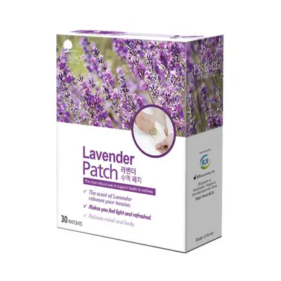 Korean foot lavender patch , the essence of nature, 1 pair ( 2 patches)