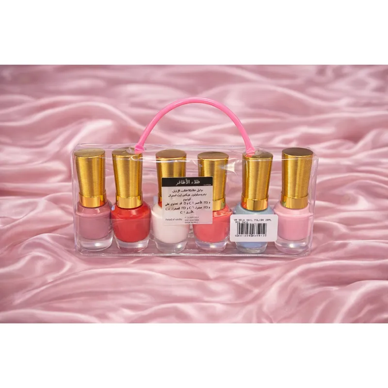 Elegant Nail Polish Set – 6 Colors with a Luxurious Touch and Long-Lasting Shine