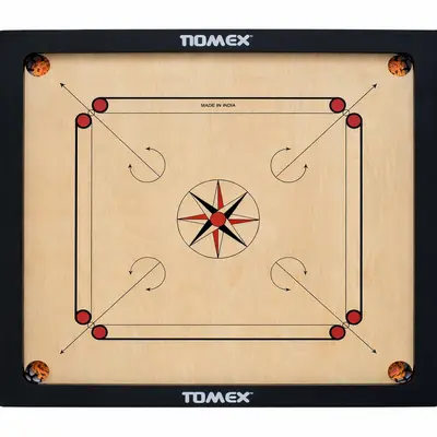 Professional Wooden Carrom Board – Premium Design & Smooth Play medium size