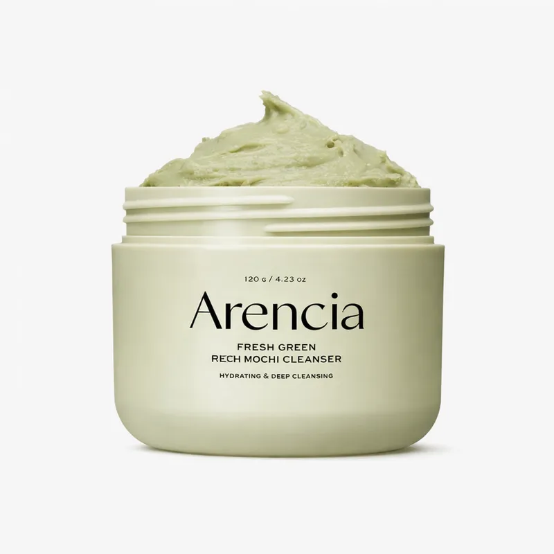 Arencia Fresh Green Rice Mochi Cleanser – Deep Cleansing & Hydration 120 g