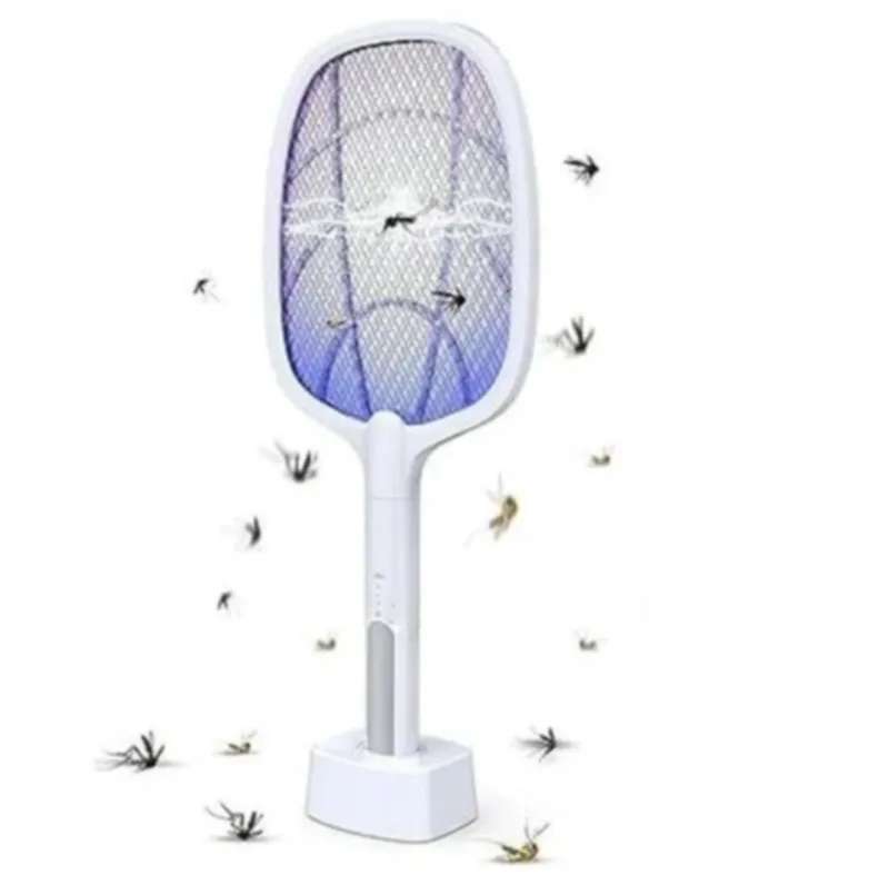 Rechargeable Electric Bug Zapper Racket Powerful Insect Control