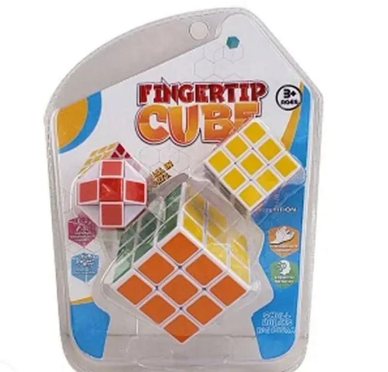 Fingertip Cube Puzzle Toy for Kids and Adults
