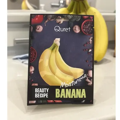 Korean face mask Quret - Banana - 1 pcx 25g