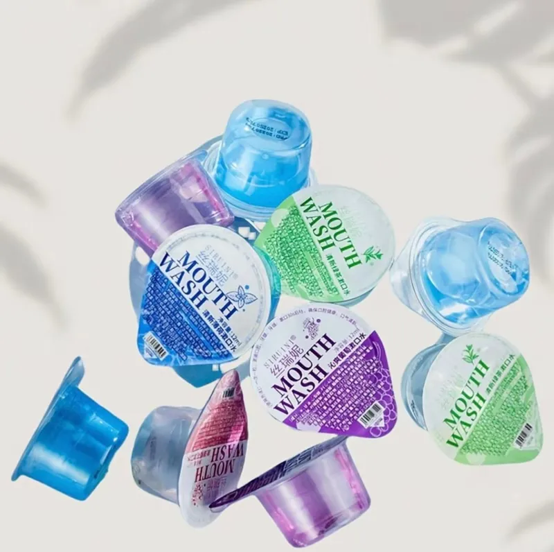 10 piece travel size liquid mouthwash cups