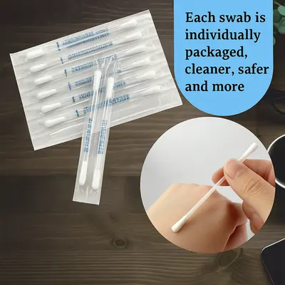 Breakable Alcohol Cotton Swab – Individually Packed 45 Pc