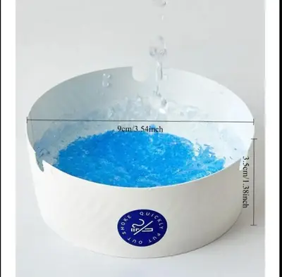 Cigarette Ashtray with Absorbent Gel Practical Size 5pcs