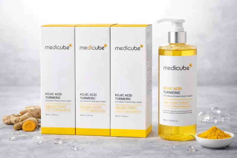 Medicube Kojic Acid Turmeric Vita Brightening Body Wash 400 ml