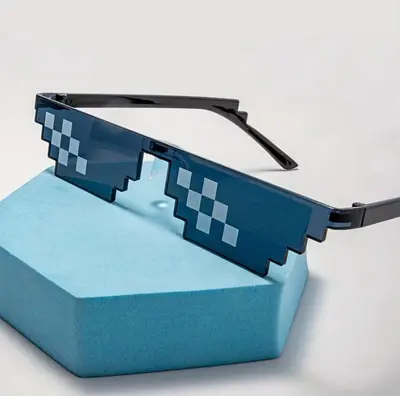 Pixel Design Gaming Sunglasses Single Piece One Size