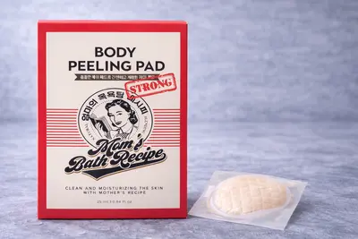 Moms Bath Recipe Body Peeling Pad Strong Red Single Piece 25 ml