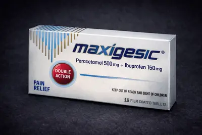 Maxigesic Double Action Pain Relief Tablets 16 Tablets