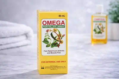 Omega Pain Relief Liniment Topical Size 60 ml
