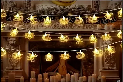 Ramadan Decorative LED String Lights 150 cm Battery Powered 10 LEDs