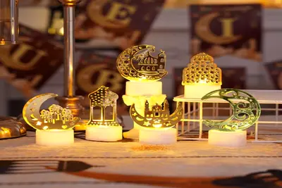 Ramadan LED Decorative Lights Set Battery Powered 6 PCS