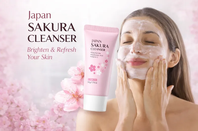 Japan Sakura Facial Cleanser 50g