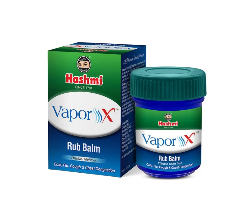 Hashmi Vapor X Rub Balm for Cold and Cough Relief 20 g