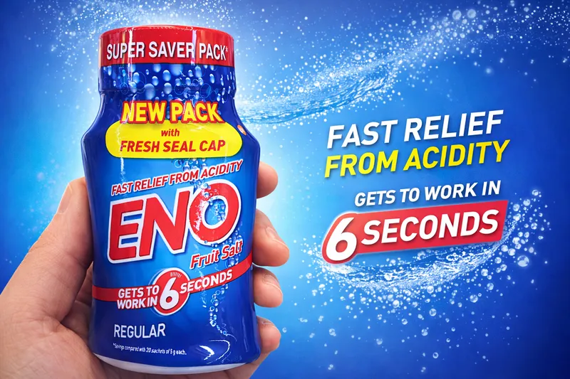 Eno Fruit Salt Fast Relief From Acidity 100 Grams
