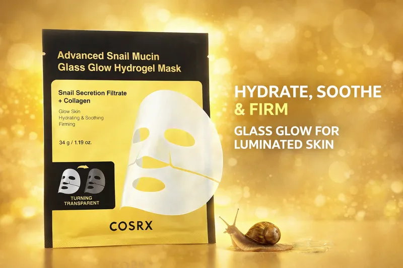 COSRX Advanced Snail Hydrogel Glass Glow Mask 34 Grams