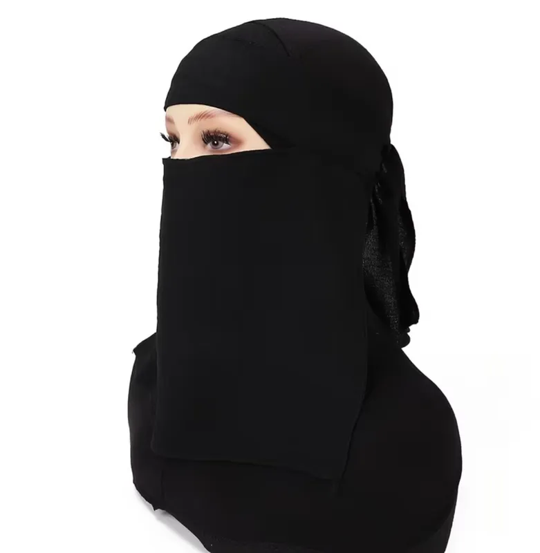 Black neqab - 1 pcs