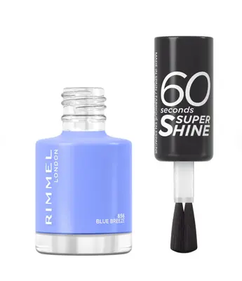 Rimmel nail polish , 60 seconds super shine , 856 blue breeze x 1pcs 8ml