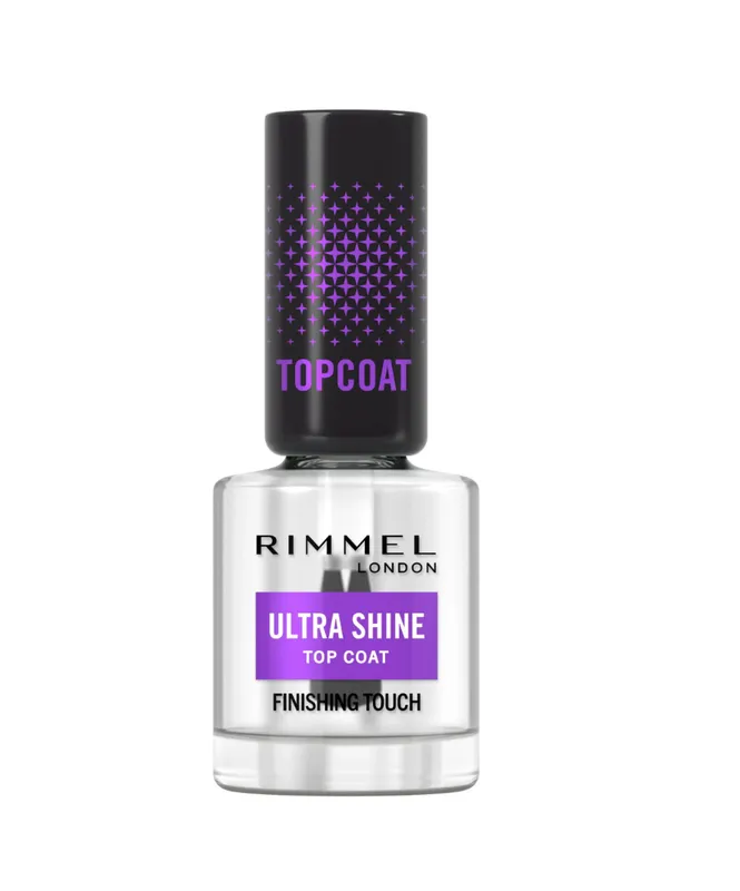 Rimmel 60 seconds ultra shine top coat x 1pc -8ml