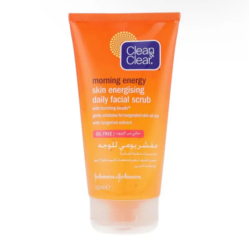 Clean & clear , skin energising daily facial scrub x 150ml