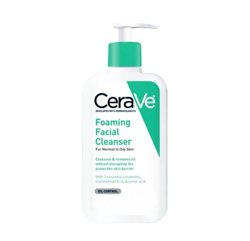 cerave foaming facial cleanser - 1 x 355ml