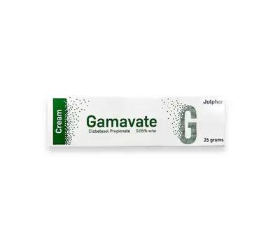 Julphar gamavate cream 0.05 for Psoriasis & Eczema, 25 gm tube