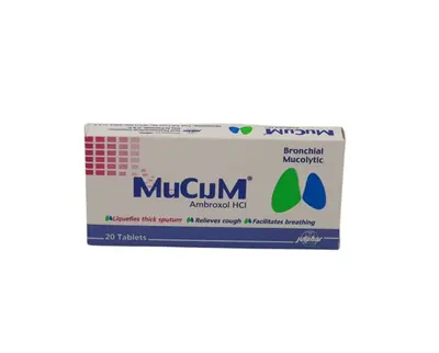 Mucum Ambroxol HCL , 30 mg Tablets 20's
