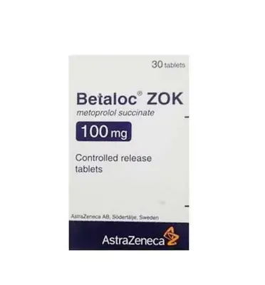 Betaloc ZOK 100mg , 1 box - (30 Tablets)